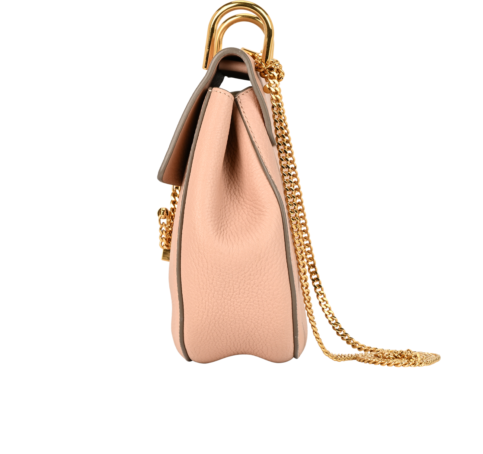 Mini Drew Backpack, &pound;260, Handbags, Pink, Leather, Bottom view